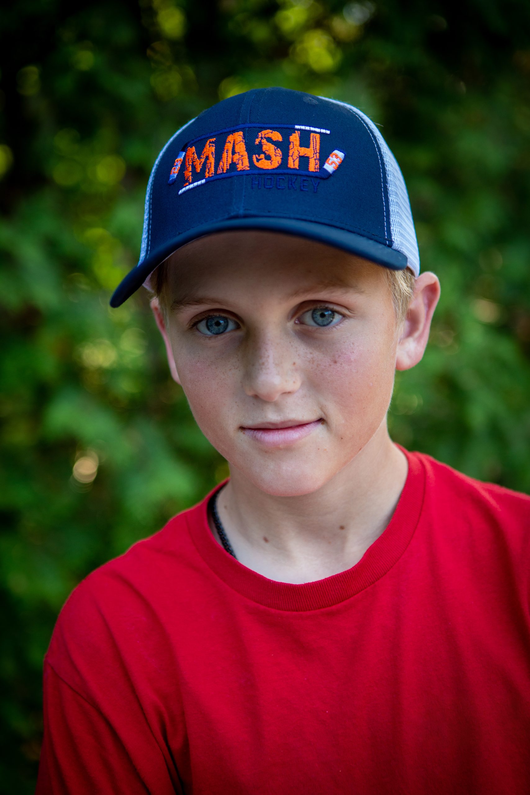 head shot trucker hat